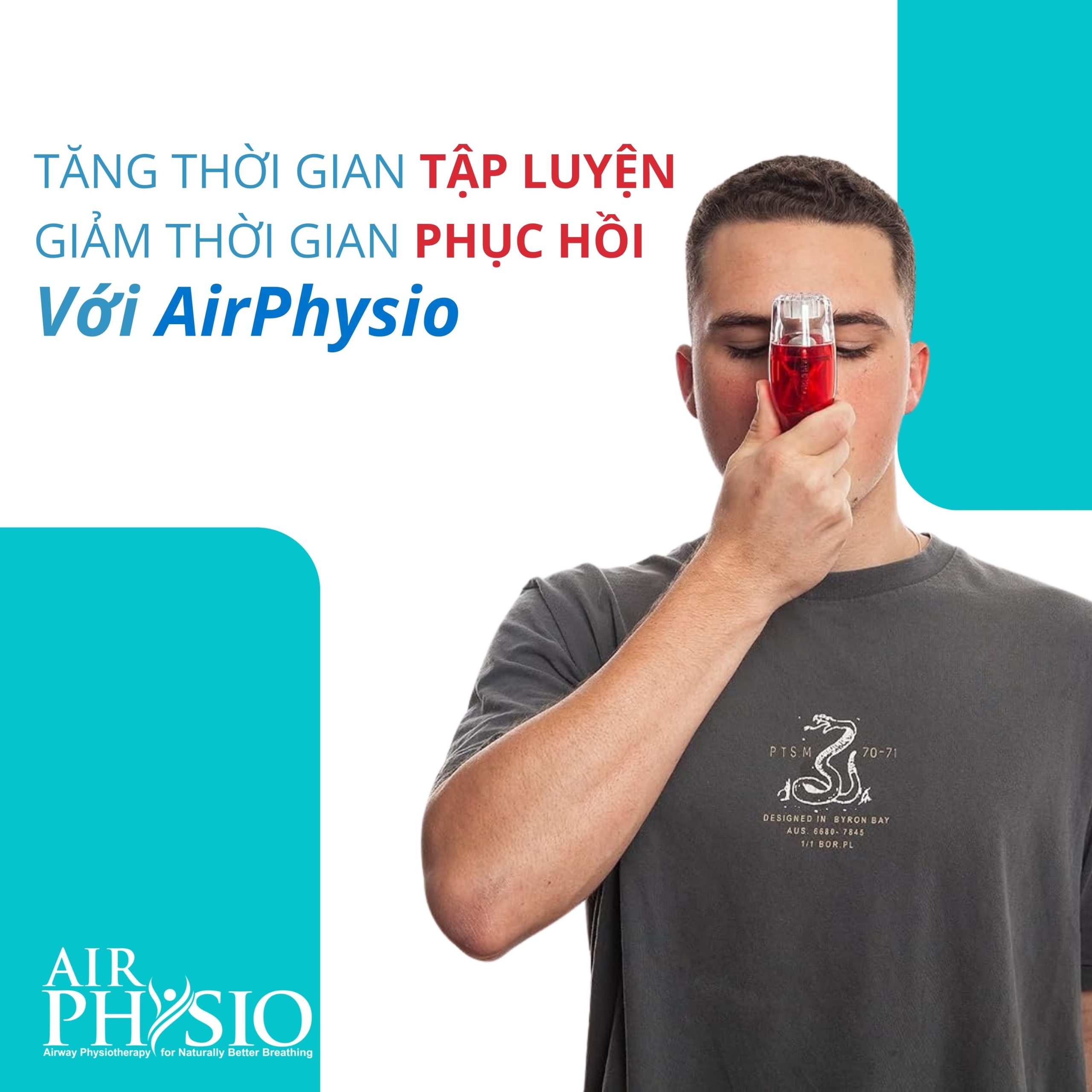 Công dụng dụng cụ tập thở Airphysio sport